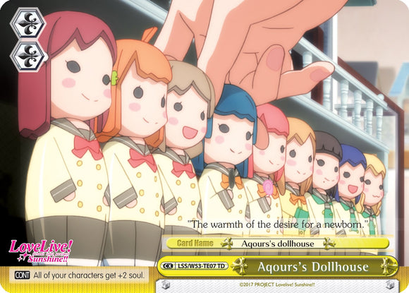 La casa de muñecas de Aqours (LSS/W53-TE07 TD) [Refuerzo adicional de Love Live! Sunshine!!] 
