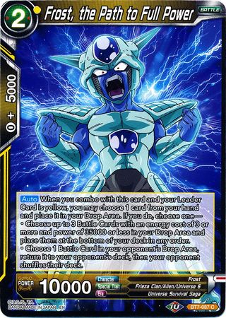 Frost, el camino hacia el máximo poder (BT7-087) [El asalto de los saiyajin] 