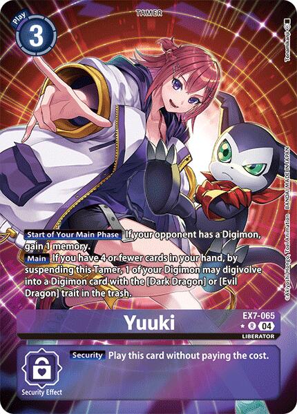 Yuuki [EX7-065] (Alternate Art) [Digimon LIBERATOR] - 0