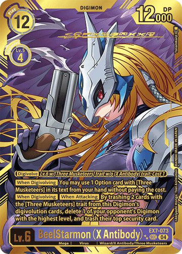 BeelStarmon [EX7-073] (X Antibody) (Textured) [Digimon LIBERATOR] - 0