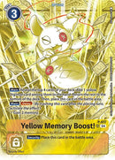 Yellow Memory Boost! [P-037] (Starter Deck 19 Exclusive) [Starter Deck: Fable Waltz Promos]-2