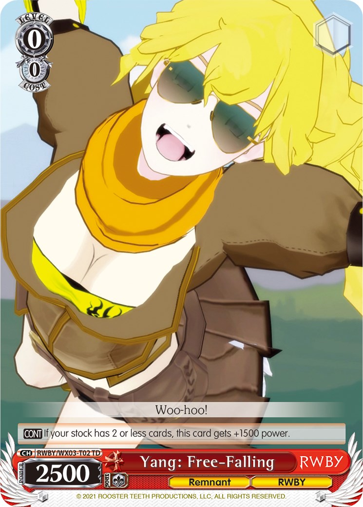 Yang: Free-Falling (RWBY/WX03-T02 TD) [RWBY]