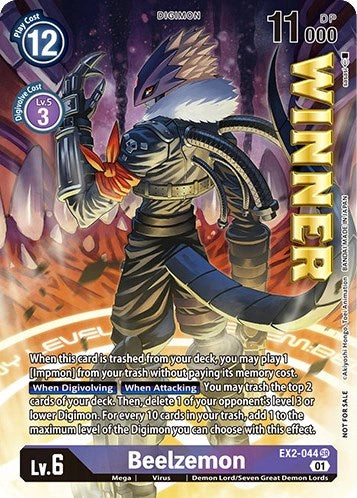 Beelzemon [EX2-044] (Especial de Beelzemon de abril de 2023) [Mazo de inicio: cartas de prelanzamiento del set de mazo avanzado de Beelzemon] 