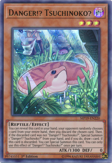 ¡¿Peligro?! ¿Tsuchinoko? [MP19-EN220] Ultra raro 