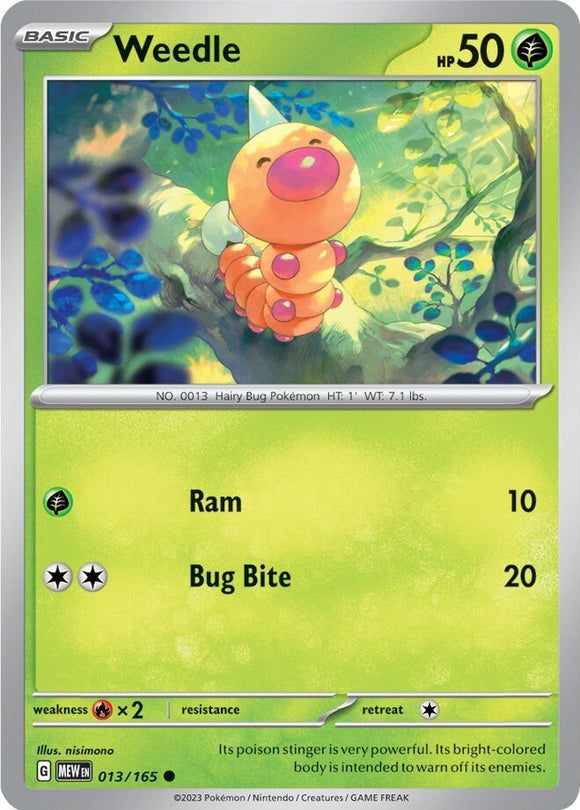 Weedle (013/165) [Escarlata y Violeta: 151] 