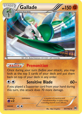 Gallade (84/162) (Cosmos Holo) (Blister Exclusivo) [XY: BREAKthrough] 