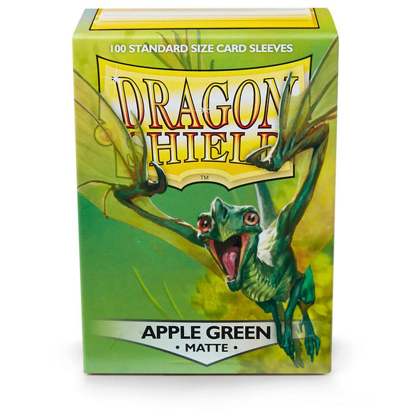 Dragon Shield: Fundas estándar de 100 ct - Verde manzana (mate) 