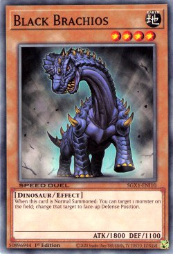 Brachios negro [SGX1-ENI10] Común 