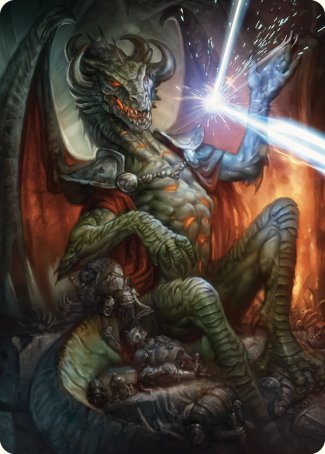 Tarjeta de arte de Deflecting Swat [Serie de arte Commander Masters] 