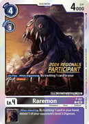 Raremon [P-101] - P-101 (2024 Regionals Participant) [Promotional Cards]-4