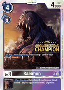 Raremon [P-101] - P-101 (2024 Regionals Champion) [Promotional Cards]-2
