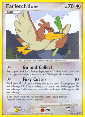 Farfetch'd (38/100) [Diamante y Perla: Frente de tormenta] 