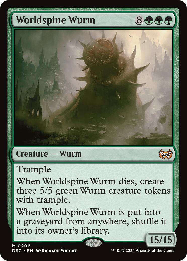 Worldspine Wurm [Duskmourn: House of Horror Commander] - 0