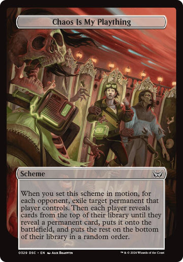 Chaos is My Plaything (Full Art) [Duskmourn: Archenemy] - 0