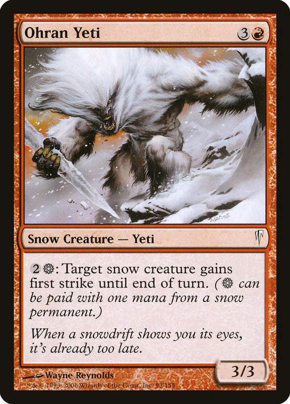 Ohran Yeti [Ola de frío] 