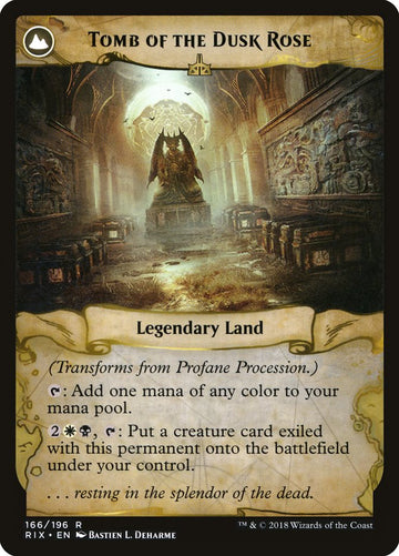 Profane Procession // Tomb of the Dusk Rose [Rivals of Ixalan] - 0