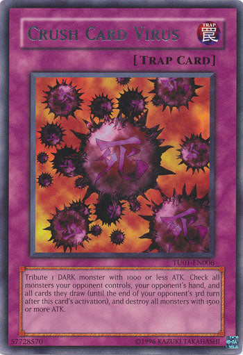 Virus de la tarjeta Crush [TU01-EN006] Raro 