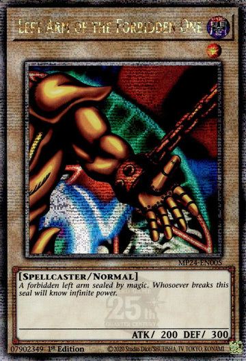 Left Arm of the Forbidden One [MP24-EN005] Quarter Century Secret Rare - 0