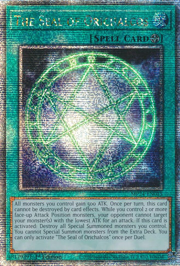 The Seal of Orichalcos [MP24-EN015] Quarter Century Secret Rare - 0