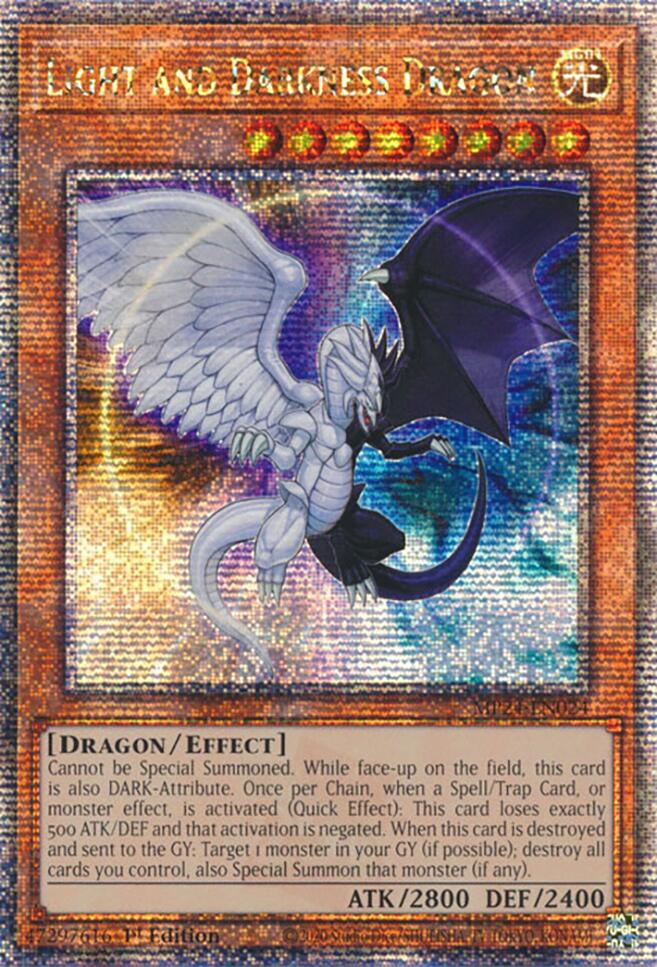 Light and Darkness Dragon (Quarter Century Secret Rare) (MP24-EN024)
