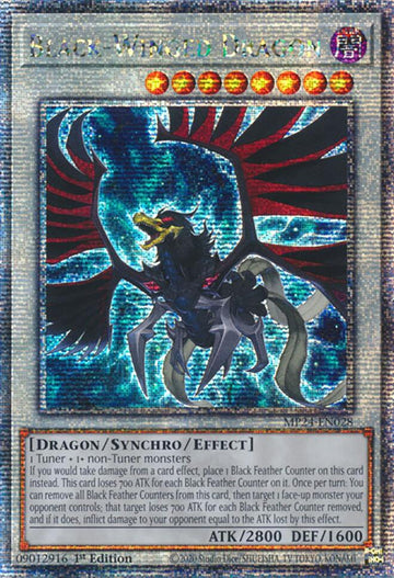 Black-Winged Dragon [MP24-EN028] Quarter Century Secret Rare - 0