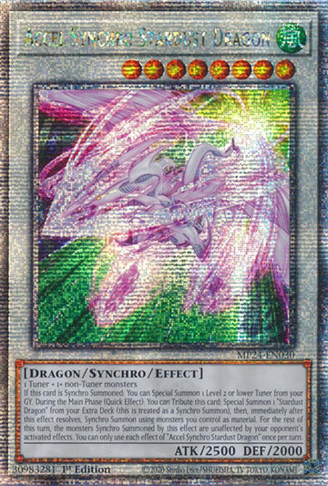 Accel Synchro Stardust Dragon [MP24-EN030] Quarter Century Secret Rare - 0