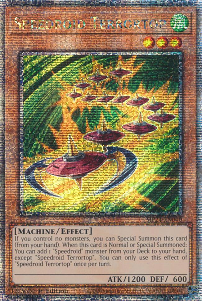 Speedroid Terrortop (Quarter Century Secret Rare) - 25th Anniversary Tin: Dueling Mirrors [QUARTER Century Secret RARE] [Near Mint]