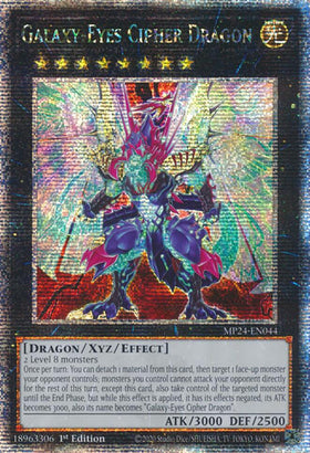 Galaxy-Eyes Cipher Dragon [MP24-EN044] Quarter Century Secret Rare - 0