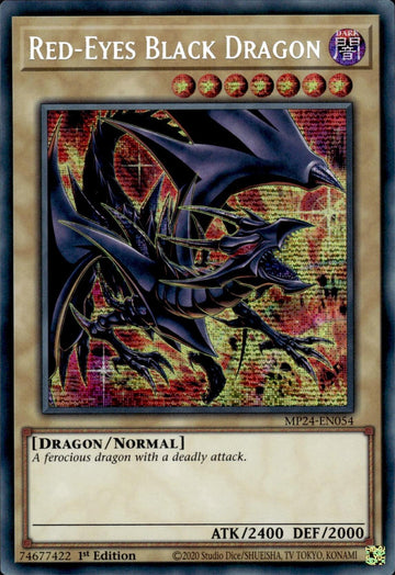 Red-Eyes Black Dragon (Alternate Art) [MP24-EN054] Prismatic Secret Rare - 0