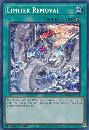 Limiter Removal (Alternate Art) [MP24-EN057] Prismatic Secret Rare - 0