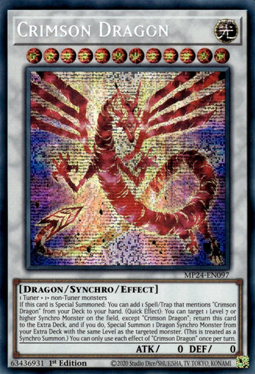 Crimson Dragon (card) [MP24-EN097] Prismatic Secret Rare - 0