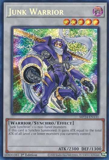 Junk Warrior [MP24-EN131] Prismatic Secret Rare - 0