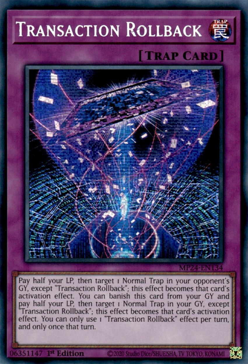 yugioh prismatic secret rare cards MP24] vs Regular Secret : r/yugioh for the rest of this turn after this card resolves Transaction Rollback [MP24-EN134] Prismatic Secret