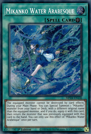 Mikanko Water Arabesque [MP24-EN136] Prismatic Secret Rare - 0
