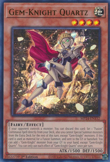 Gem-Knight Quartz [MP24-EN152] Ultra Rare - 0