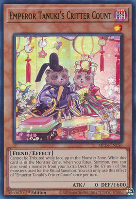 Emperor Tanuki's Critter Count [MP24-EN156] Ultra Rare - 0