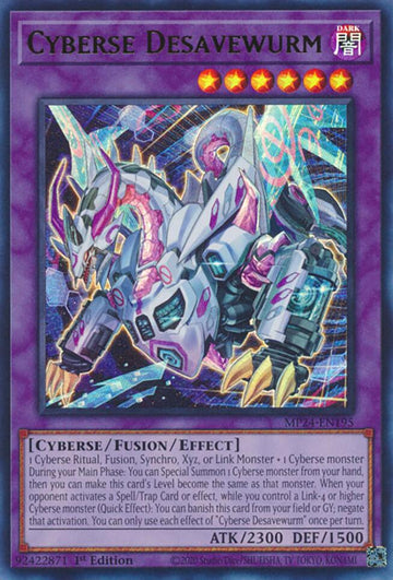 Cyberse Desavewurm [MP24-EN195] Ultra Rare - 0