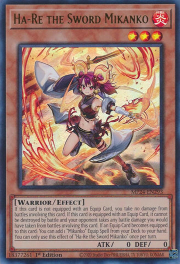 Ha-Re the Sword Mikanko [MP24-EN293] Ultra Rare - 0