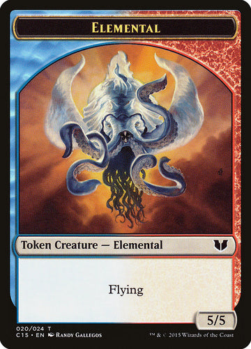 Drake // Elemental (020) Double-Sided Token [Commander 2015 Tokens] - 0