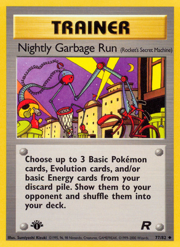 Recolección de basura nocturna (77/82) [Equipo Rocket 1.ª edición] 
