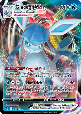 Glaceon VMAX (041/203) [Espada y escudo: cielos evolutivos] 
