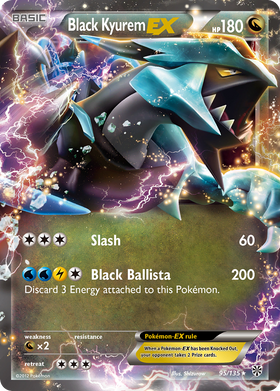 Kyurem EX negro (95/135) [Blanco y negro: Tormenta de plasma] 