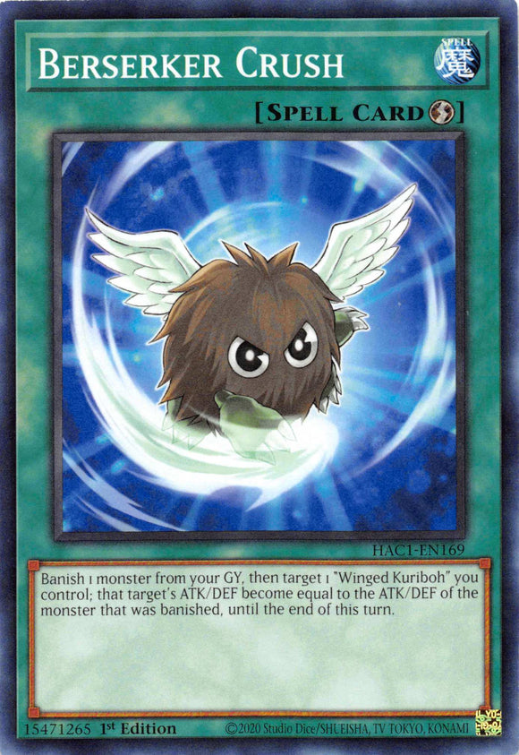 Aplastamiento Berserker [HAC1-EN169] Común 