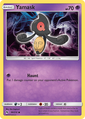 Yamask (99/214) [Sol y Luna: Trueno Perdido] 
