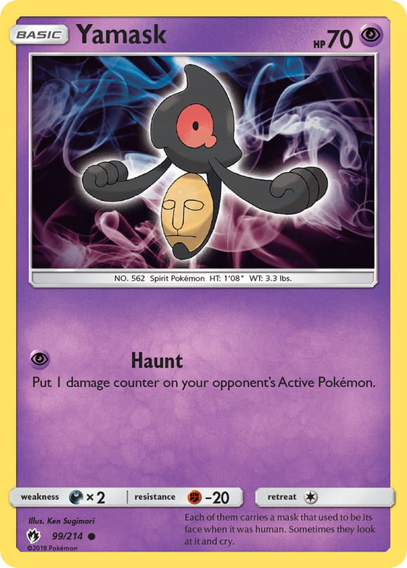 Yamask (99/214) [Sol y Luna: Trueno Perdido] 