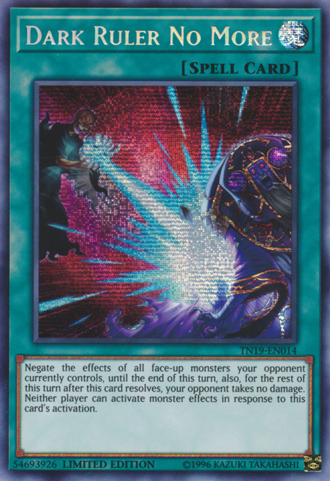 No más gobernante oscuro [TN19-EN014] Prismatic Secret Rare 