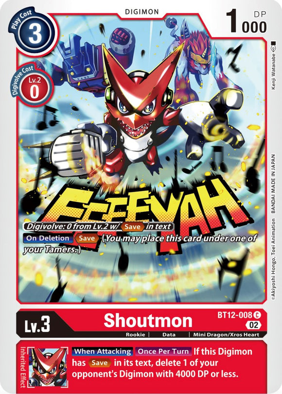 Shoutmon [BT12-008] [A través del tiempo] 