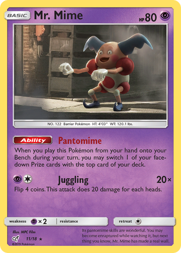 Mr. Mime (18/11) [Sol y Luna: Detective Pikachu] 