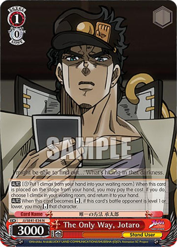 The Only Way, Jotaro (JJ/SE41-E34 N) [JoJo's Bizarre Adventure: Golden Wind] - 0