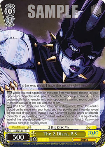 The 2 Discs, P.S (JJ/SE42-E01 N) [JoJo's Bizarre Adventure: Golden Wind] - 0